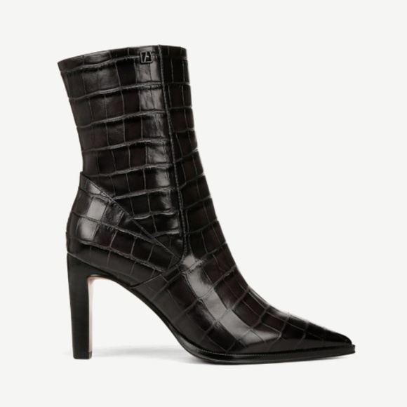Franco Sarto Appia Bootie Croc Print Leather - Picture 2 of 10